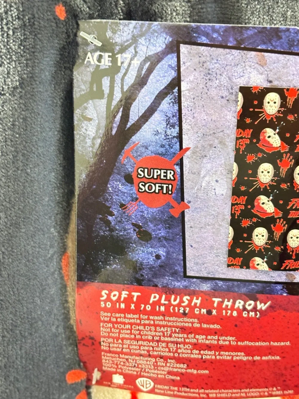 N/A throw blanket